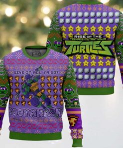 Donatello Rise Of The Teenage Mutant Ninja Turtles Ugly Christmas Sweater Donatello Rise Of The Teenage Mutant Ninja Turtles Ugly Christmas Sweater