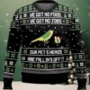 2025 Skeleton Merry Creepmas Ugly Christmas Sweater