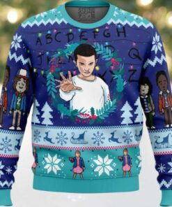 Eleven Stranger Things Ugly Christmas Sweater