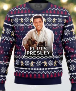 Elvis Presley Ugly Christmas Sweater