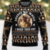 Hey Santa Can I Fix You Some Sandwiches Bad Santa Ugly Christmas Sweater