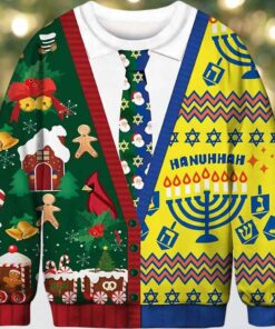 Fake Suit Ugly Christmas Sweater
