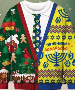 Fake Suit Ugly Christmas Sweater
