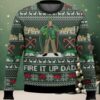 2025 Merrie I Do It For The Hos Santa Ugly Christmas Sweater