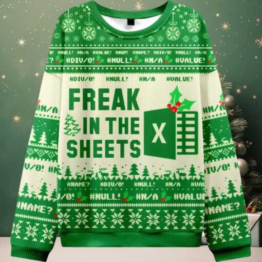 Freak in the Sheets Ugly Christmas Sweater