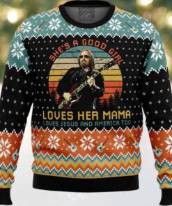 Free Fallin' Tom Petty Ugly Christmas Sweater
