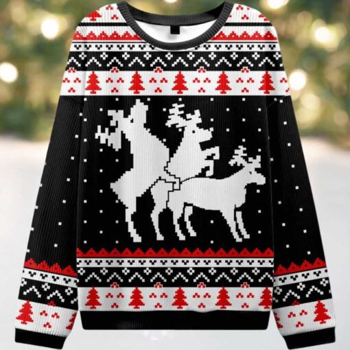 Fuck Elk Ugly Christmas Sweater