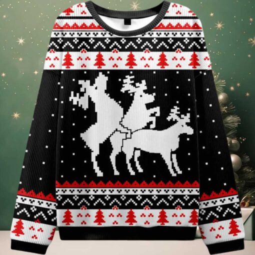 Fuck Elk Ugly Christmas Sweater