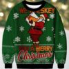 The Cat’s Christmas String Pull Ugly Christmas Sweater