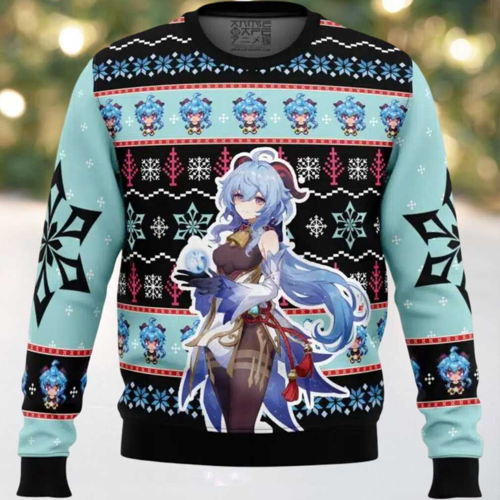 Ganyu Genshin Impact Ugly Christmas Sweater Ganyu Genshin Impact Ugly Christmas Sweater