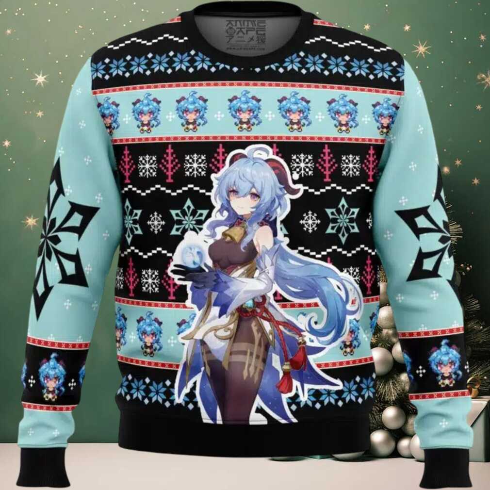 Ganyu Genshin Impact Ugly Christmas Sweater Ganyu Genshin Impact Ugly Christmas Sweater