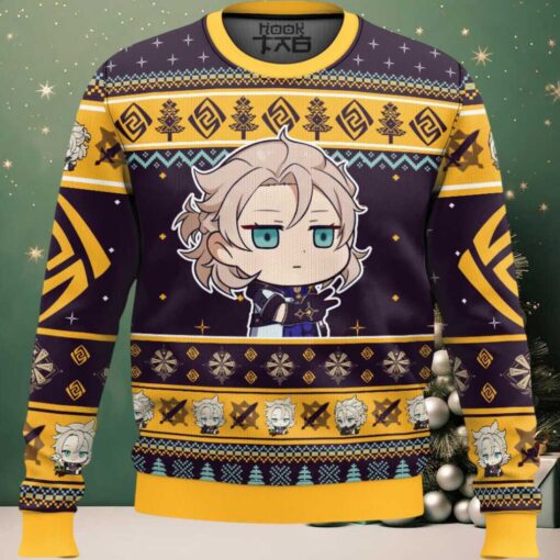 Genshin Impact Albedo Ugly Christmas Sweater