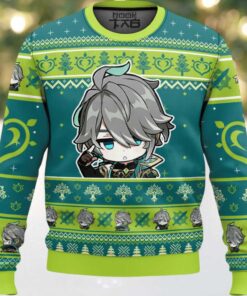 Genshin Impact Alhaitham Ugly Christmas Sweater