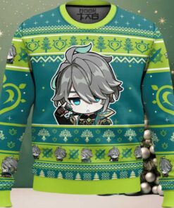 Genshin Impact Alhaitham Ugly Christmas Sweater