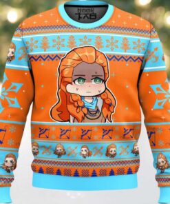Genshin Impact Aloy Ugly Christmas Sweater