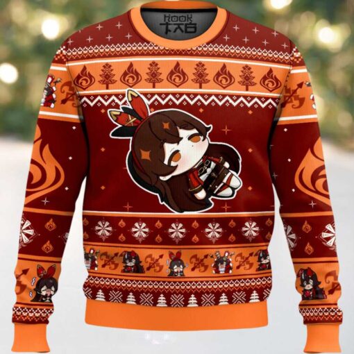 Genshin Impact Amber Ugly Christmas Sweater