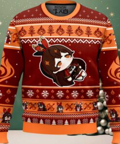 Genshin Impact Amber Ugly Christmas Sweater