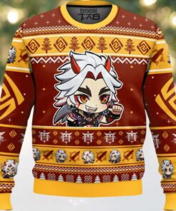 Genshin Impact Arataki Itto Ugly Christmas Sweater