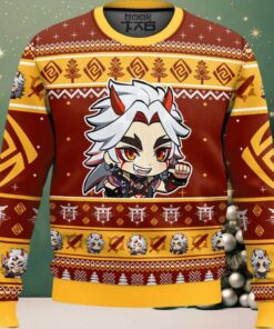 Genshin Impact Arataki Itto Ugly Christmas Sweater