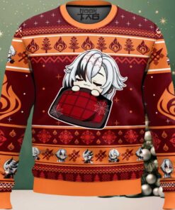 Genshin Impact Arlecchino Ugly Christmas Sweater