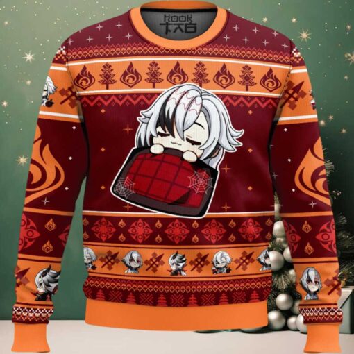 Genshin Impact Arlecchino Ugly Christmas Sweater