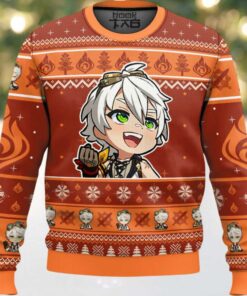 Genshin Impact Bennett Ugly Christmas Sweater