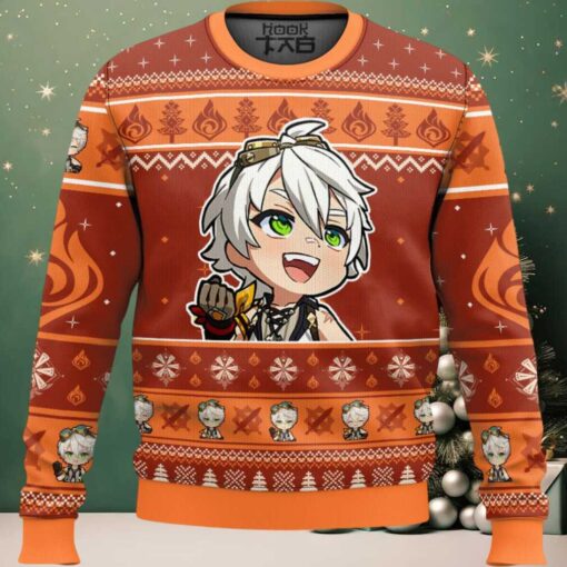Genshin Impact Bennett Ugly Christmas Sweater