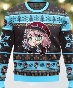 Genshin Impact Charlotte Ugly Christmas Sweater