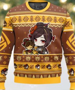 Genshin Impact Chiori Ugly Christmas Sweater