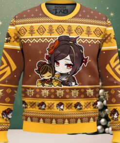 Genshin Impact Chiori Ugly Christmas Sweater
