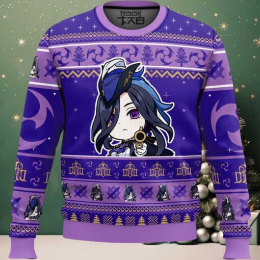 Genshin Impact Clorinde Ugly Christmas Sweater