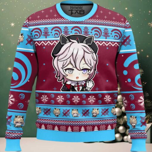 Genshin Impact Dahlia Ugly Christmas Sweater