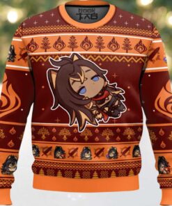 Genshin Impact Dehya Ugly Christmas Sweater