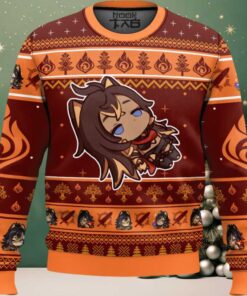 Genshin Impact Dehya Ugly Christmas Sweater