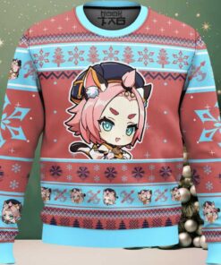 Genshin Impact Diona Ugly Christmas Sweater
