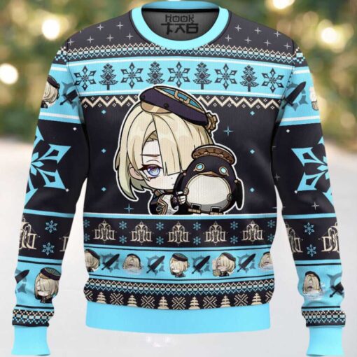 Genshin Impact Freminet Ugly Christmas Sweater