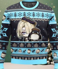 Genshin Impact Freminet Ugly Christmas Sweater