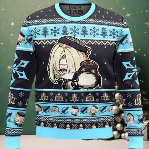 Genshin Impact Freminet Ugly Christmas Sweater