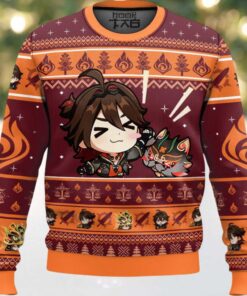 Genshin Impact Gaming Ugly Christmas Sweater