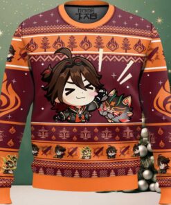 Genshin Impact Gaming Ugly Christmas Sweater