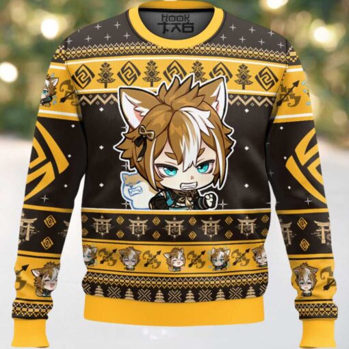Genshin Impact Gorou Ugly Christmas Sweater