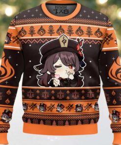 Genshin Impact Hu Tao Ugly Christmas Sweater