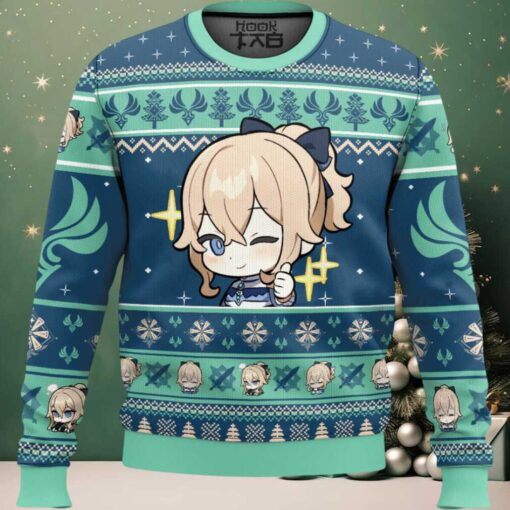 Genshin Impact Jean Ugly Christmas Sweater
