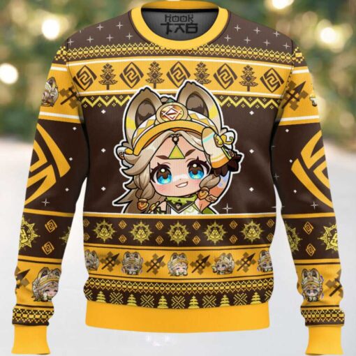 Genshin Impact Kachina Ugly Christmas Sweater