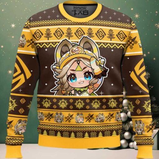 Genshin Impact Kachina Ugly Christmas Sweater