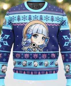 Genshin Impact Kamisato Ayaka Ugly Christmas Sweater