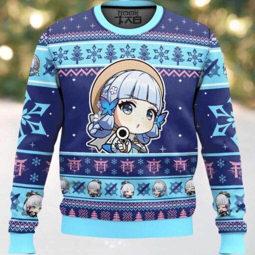 Genshin Impact Kamisato Ayaka Ugly Christmas Sweater