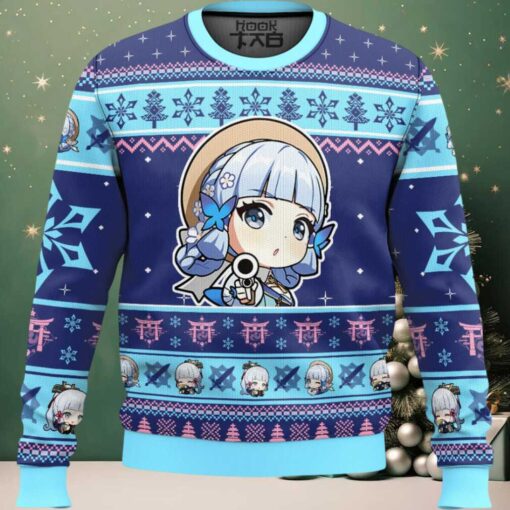 Genshin Impact Kamisato Ayaka Ugly Christmas Sweater