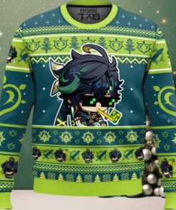 Genshin Impact Kinich Ugly Christmas Sweater