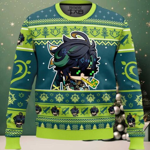 Genshin Impact Kinich Ugly Christmas Sweater